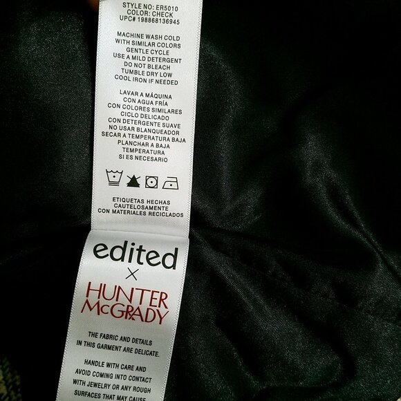 Edited by Hunter McGrady Classic Check Blazer – Medium – NWT - Picture 11 of 15